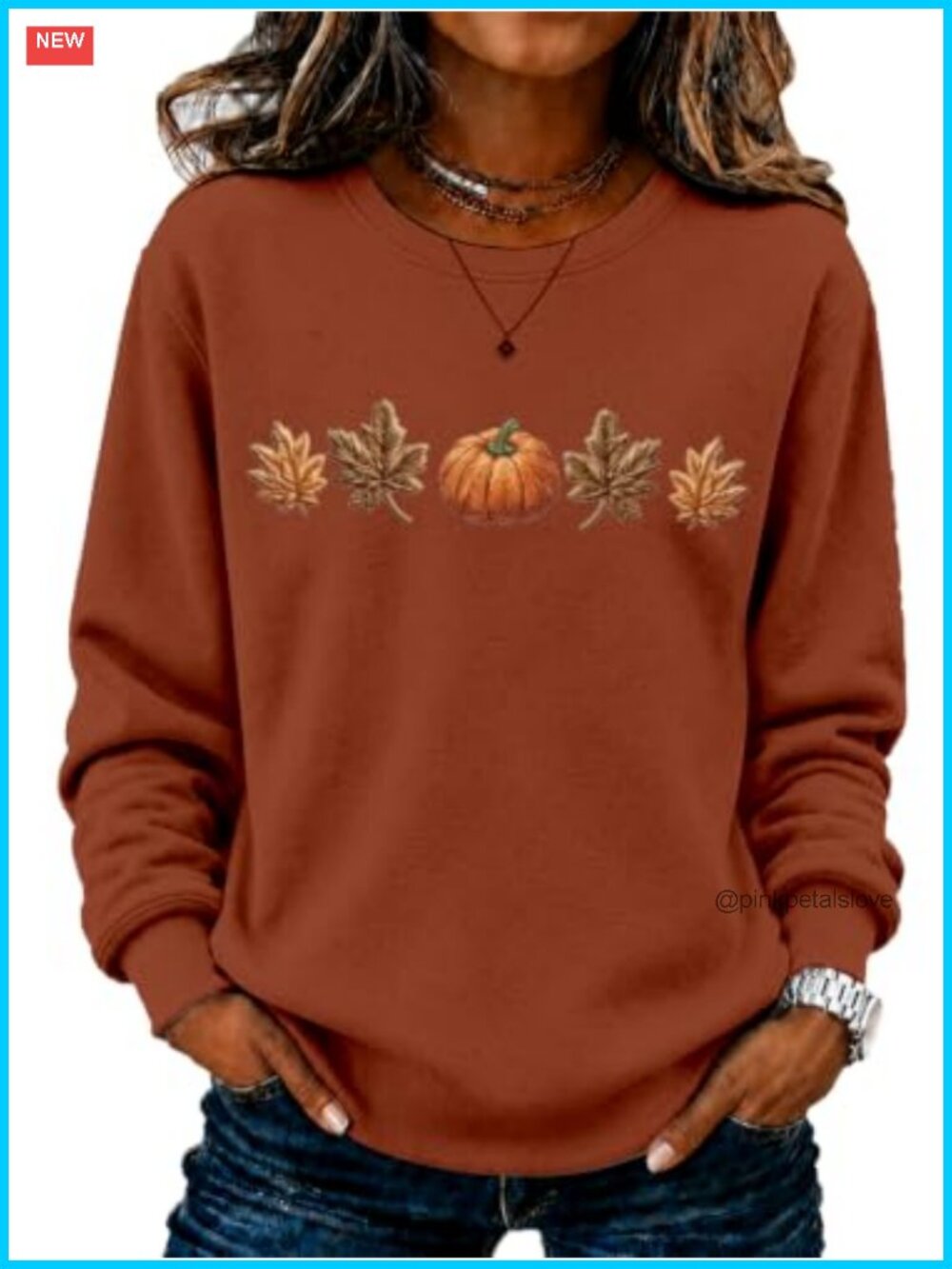 Women's Fall Halloween Graphic Sweatshirt Crewneck Pullover Relaxed Fit